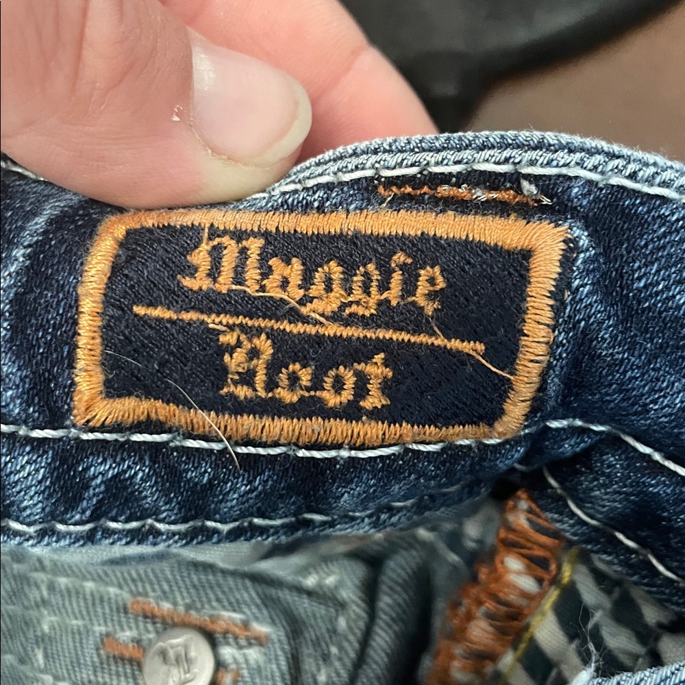 Rock Revival Women's Dark Blue Jeans Maggie boot size 25 - Picture 14 of 16